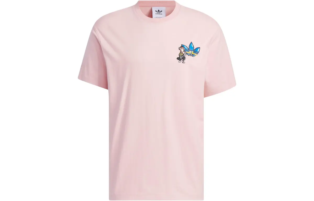 Adidas Originals Monkey Kingdom Collaboration T Shirt Unisex Miracle Purple Pink