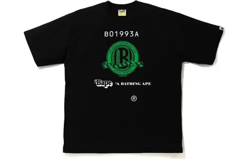 A BATHING APE T Shirts Men's Crew Neck Moderate Straight Fit
