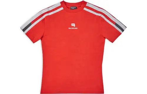 Balenciaga FW22 T Shirt Slim Fit Men's Red