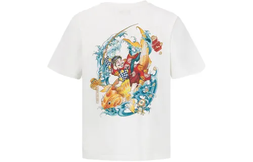 EVISU T Shirts Men's Crew Neck Moderate Straight Fit