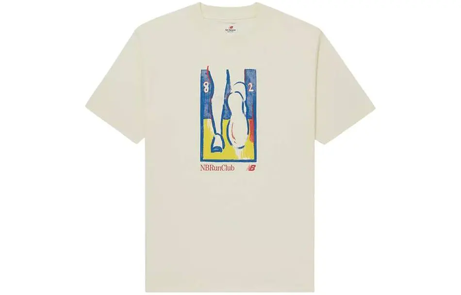 New Balance MADE In USA 1982 Run Club T Shirt Men's Beige