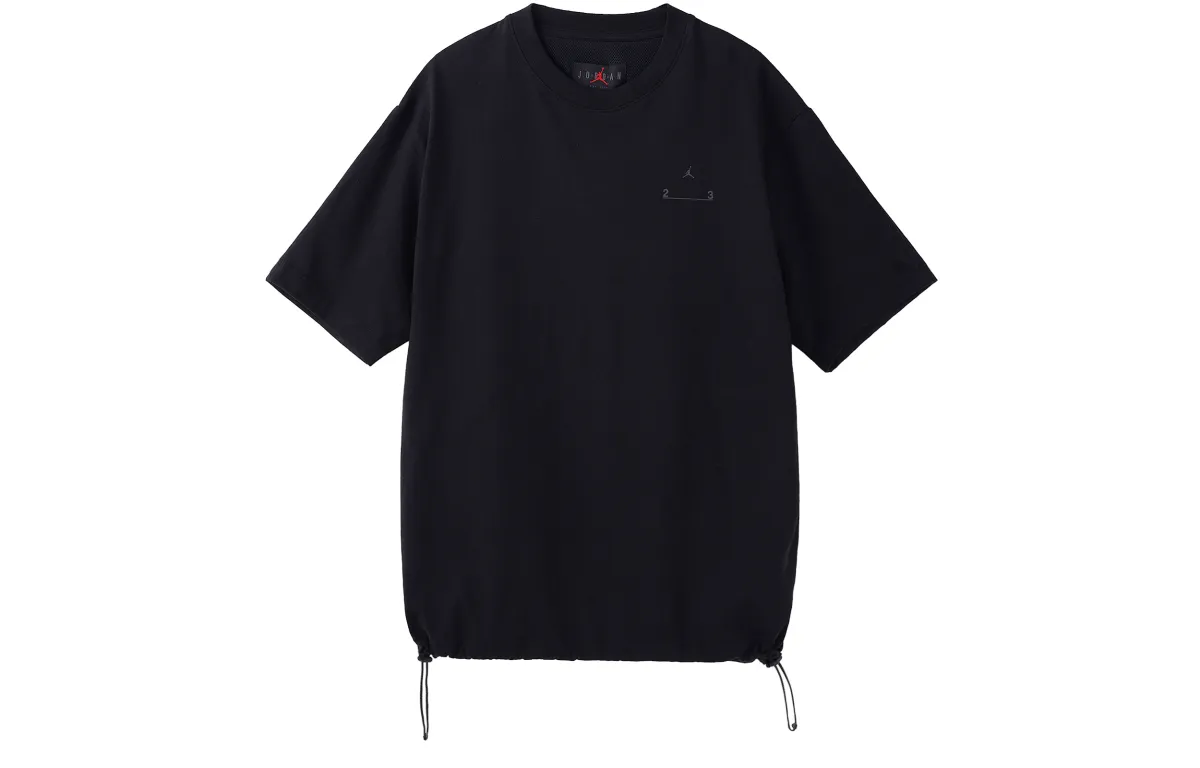 Jordan Drop Shoulder Sleeve T-Shirt Men's Black