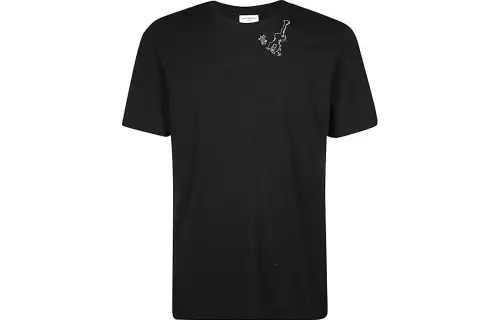 SAINT LAURENT SS23 T Shirt Men's Black
