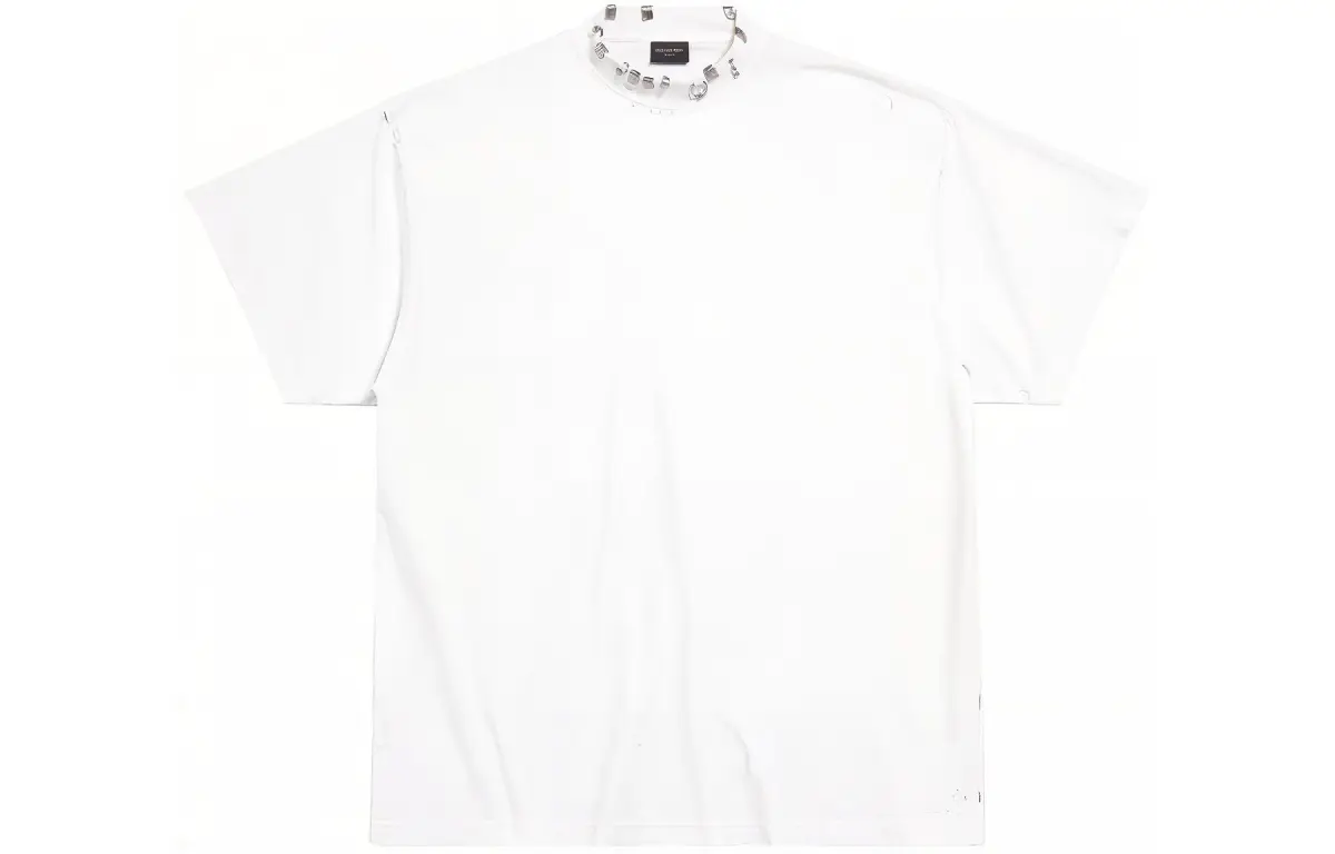 Balenciaga T Shirt, Regular Fit Men's White