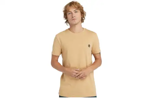 Timberland DUNSTAN RIVER T Shirt Men's Light Brown