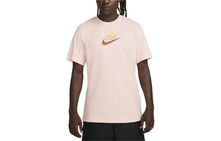 Nike Sportswear T Shirt Men's Bleached Coral