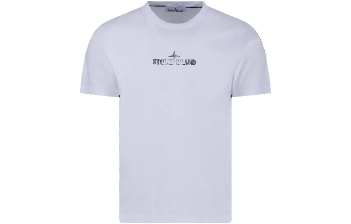Stone Island logo-print cotton T-shirt