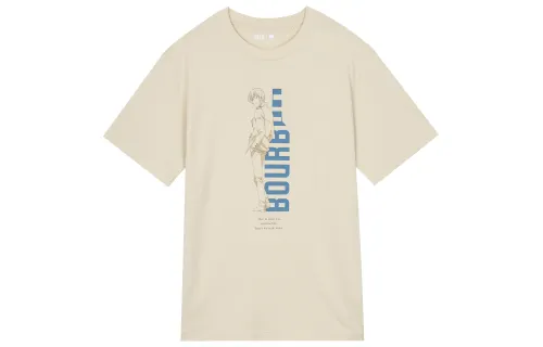 UNIQLO x MINGZHENTANKENAN,LIANMINGKUAN T Shirt Unisex Light Beige