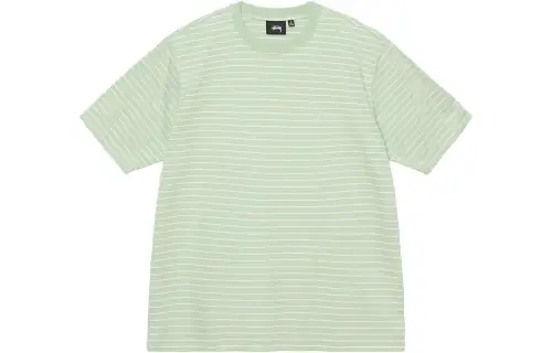 Stussy Pin Striped Short Sleeve Crew