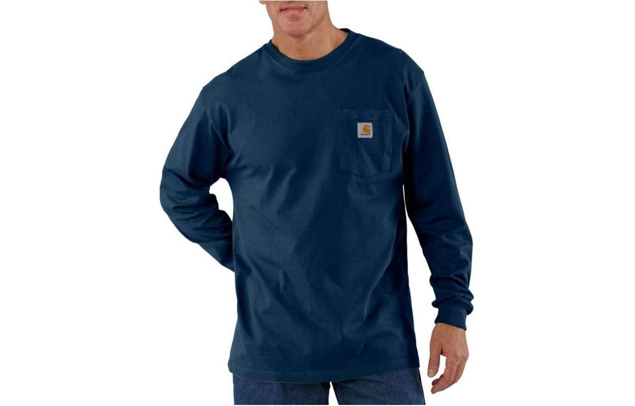 Мужской лонгслив Carhartt K126 HEAVYWEIGHT (разноцветный)
