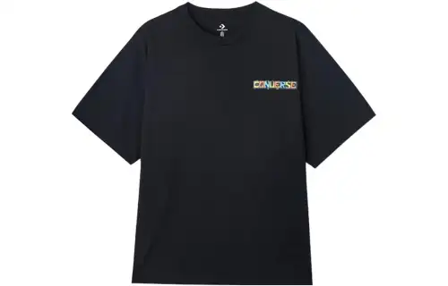 Converse Set in Sleeve T Shirt Men's Black