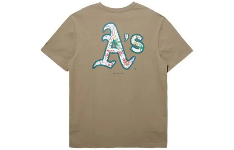 New Era New Era SS23 MLB T-Shirts Unisex Khaki Crew Neck Moderate Straight Fit