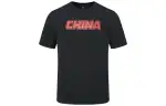 Li Ning T Shirts Unisex Black Crew Neck Thin Straight Fit
