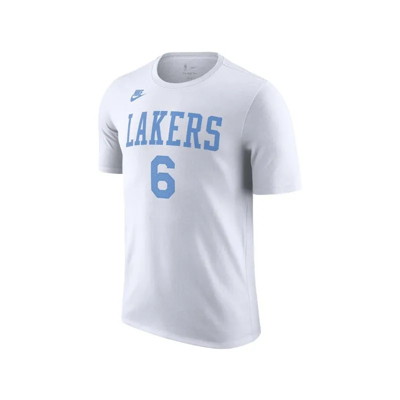 Nike Nba Los Angeles Lakers LeBron James T shirt Asia Sizing