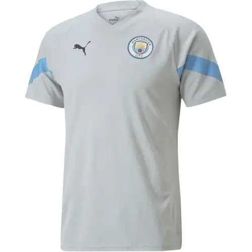 PUMA Manchester City FC T Shirt Men's Gray Purple