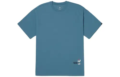 Vans CHICKEN WAFFLE T Shirt Men's Sapphire Stone Blue