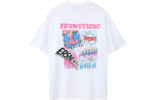 ER T Shirts Unisex Crew Neck Moderate Straight Fit