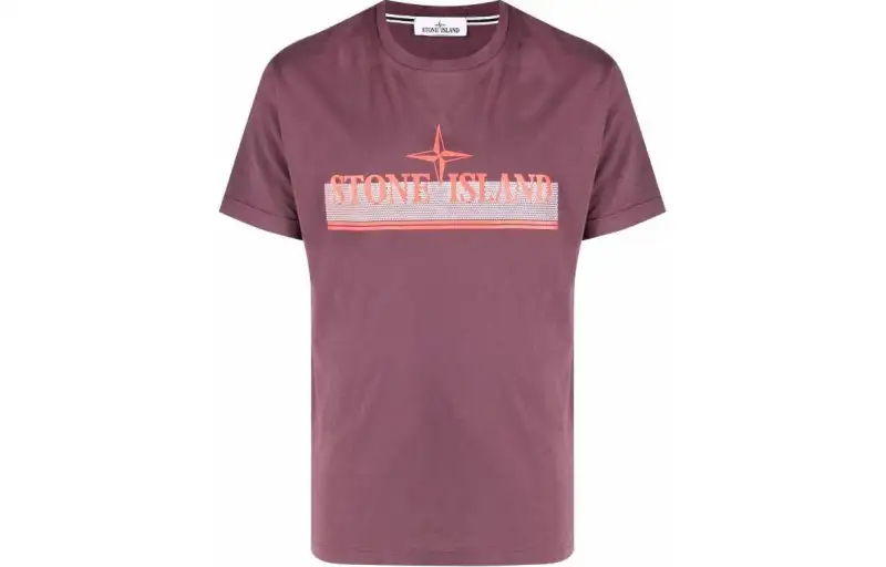 STONE ISLAND T Shirt Men's Pink