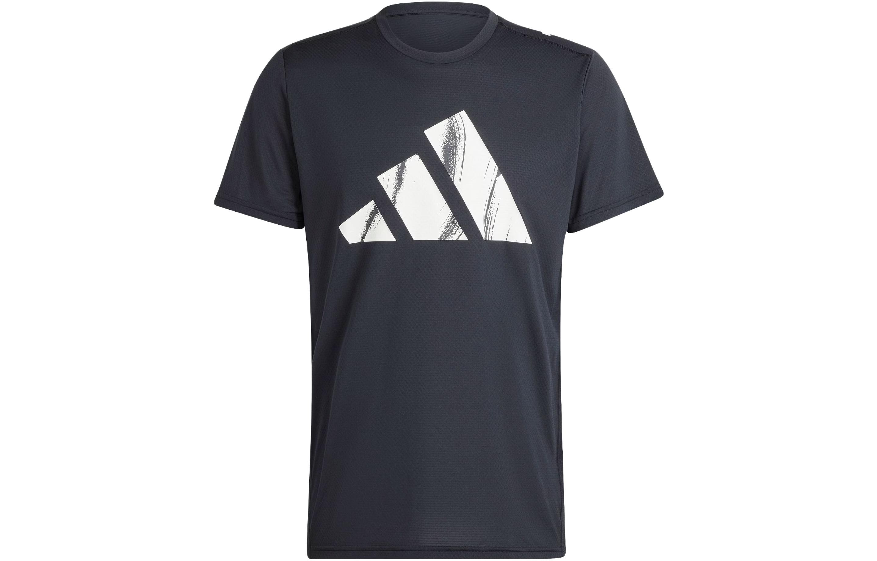 Adidas BRAND LOVE Running T Shirt Men's Black