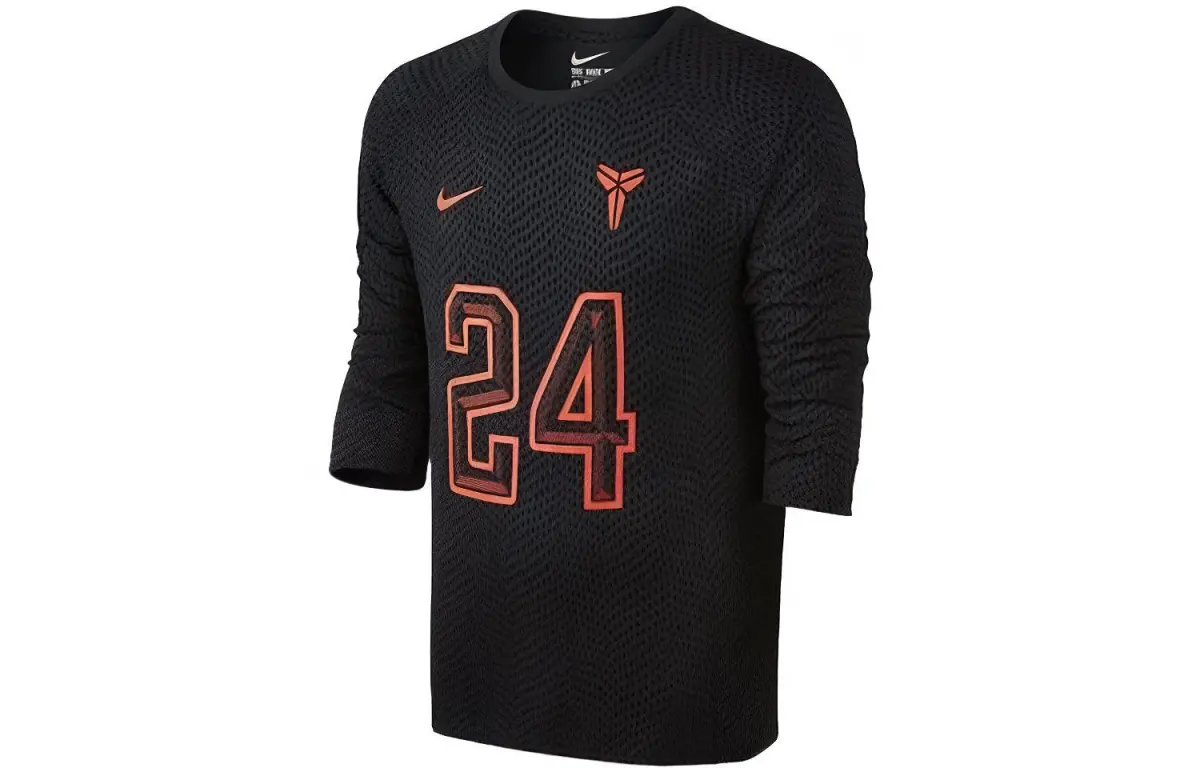 Nike T-Shirts Men's Black Crew Neck Moderate Straight Fit