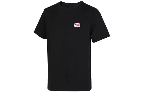 Vans T Shirts Men's Black Crew Neck Moderate Straight Fit