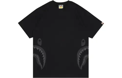 A BATHING APE T Shirts Men's Crew Neck Moderate Straight Fit