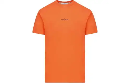 STONE ISLAND T Shirt Men's Orange