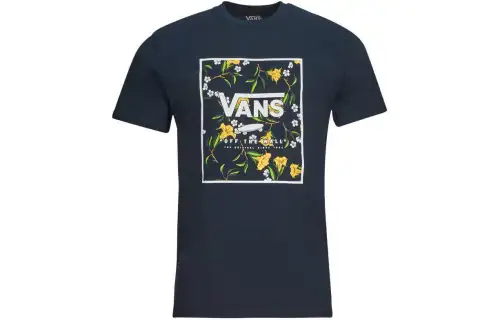 Vans CLASSIC PRINT BOX T Shirt Men's Marine Blue