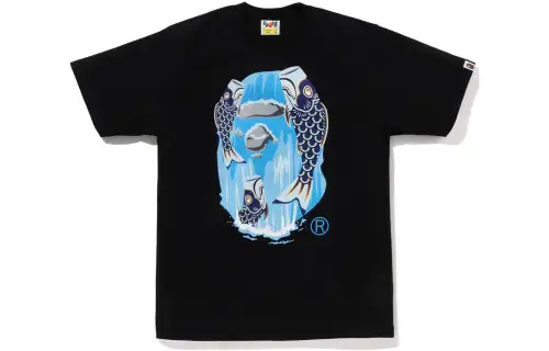 Bape Koinobori Waterfall Ape Head Tee