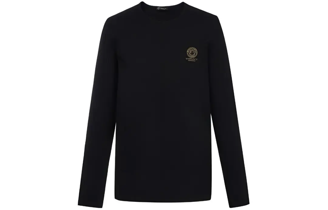 VERSACE Long Sleeved Crewneck T Shirt