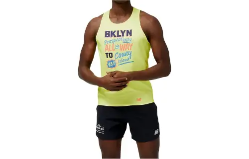 New Balance SS23 T Shirt Men's Yellow