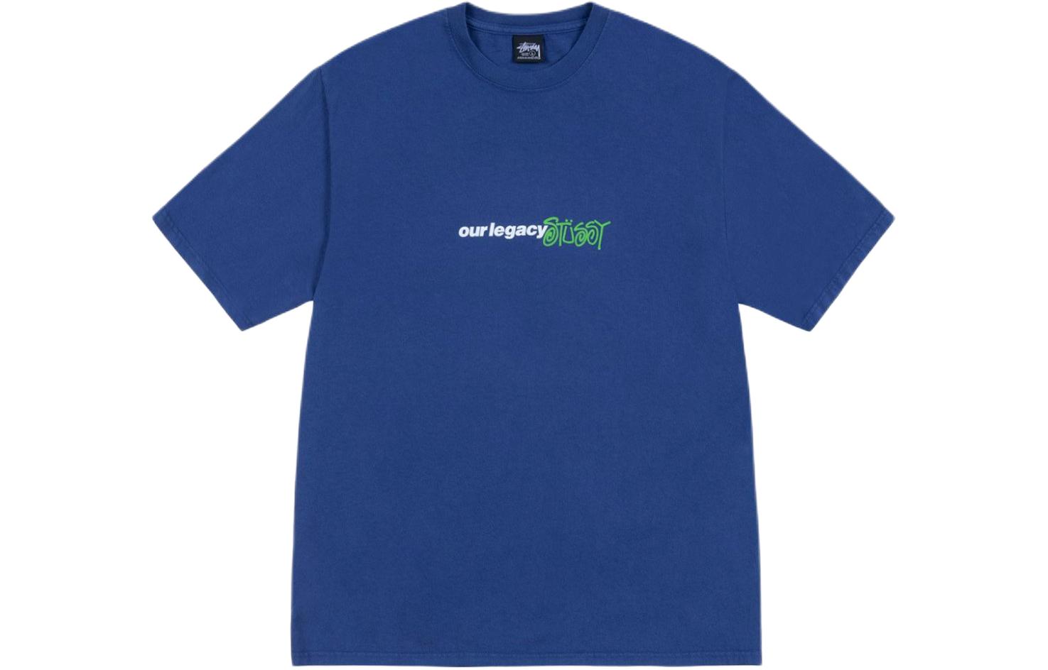 Футболка Stussy × OUR LEGACY (белая)