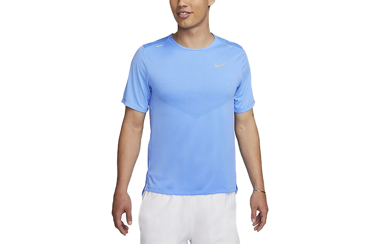 Nike Dri Fit Rise 365 Running T Shirt Men’s University Blue