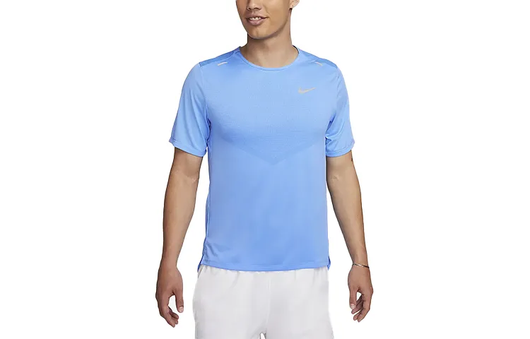 Nike Dri Fit Rise 365 Running T Shirt Men's University Blue