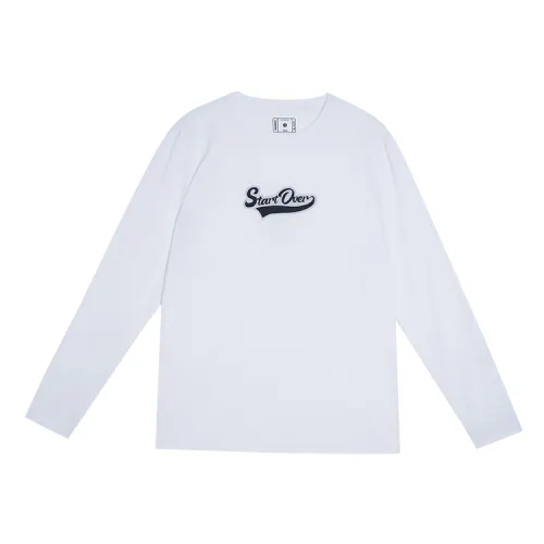 RIGORER Crew Neck Fall Winter Couple's T Shirt Unisex