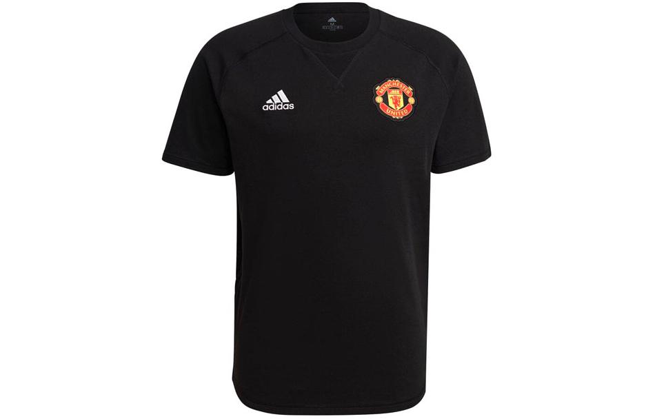 Adidas Manchester United Travel Tee T Shirt Men's Black