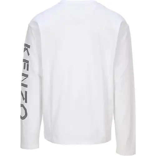 KENZO T Shirts Men's White Crew Neck Moderate Straight Fit