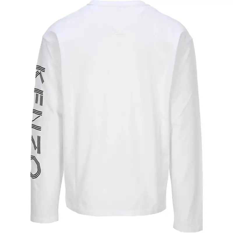 KENZO T Shirts Men's White Crew Neck Moderate Straight Fit