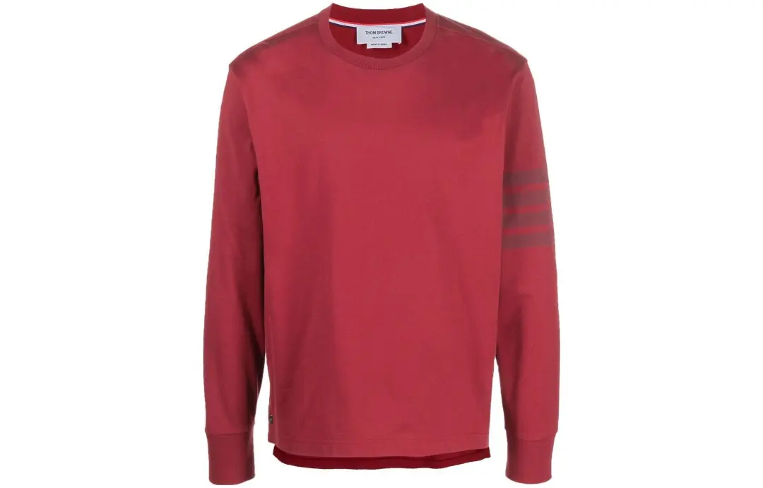 THOM BROWNE 4-Bar Stripe Long-sleeve T-shirt