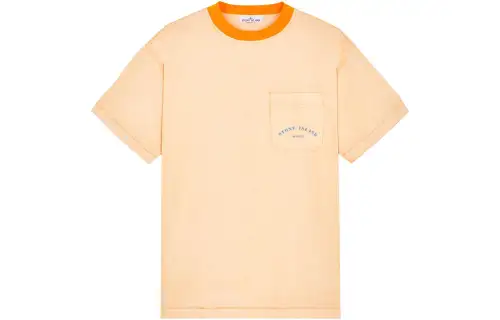 STONE ISLAND STONE ISLAND SS23 Marina T Shirt Men's Orange