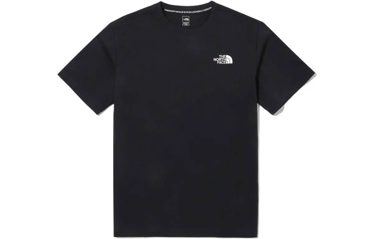 THE NORTH FACE T-Shirts Men's Black Crew Neck Moderate Straight Fit