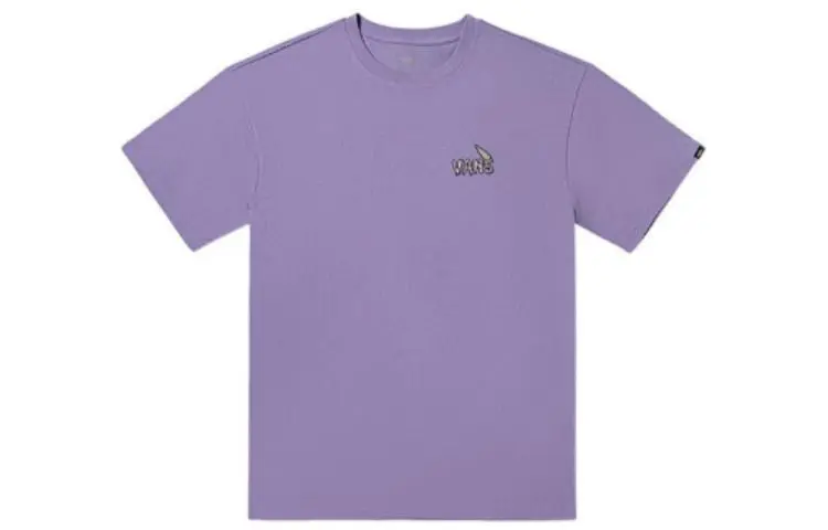 Vans ÁO Vans Ice-Cream T-Shirts Unisex Purple Crew Neck Moderate Straight Fit