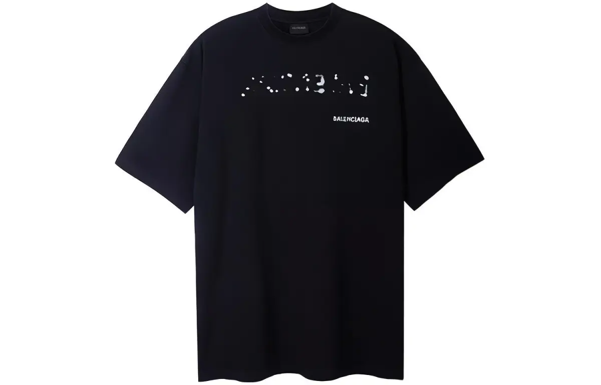 Balenciaga SS23 T Shirt Loose Fit Men's Black