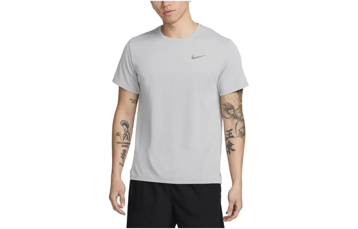 Nike Dry Fit UV T Shirt Men's Gray