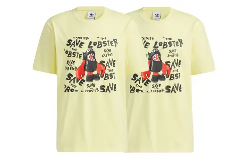 Adidas Originals T Shirt Men's 2 Pack Yellow