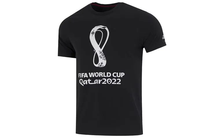 Adidas Set in Sleeve T Shirt Men's Black