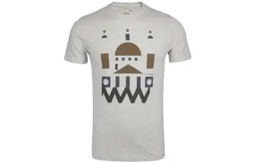 Burberry T Shirts Men's Gray Crew Neck Moderate Straight Fit