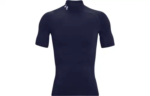 Under Armour T Shirts Men's Dark Purple Half Turtleneck Moderate Straight Fit