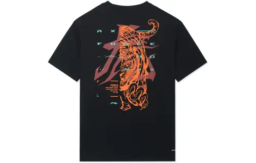 Li Ning Badminton Collection T Shirt Men's Black