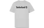 Timberland T Shirts Men's Gray Crew Neck Moderate Straight Fit